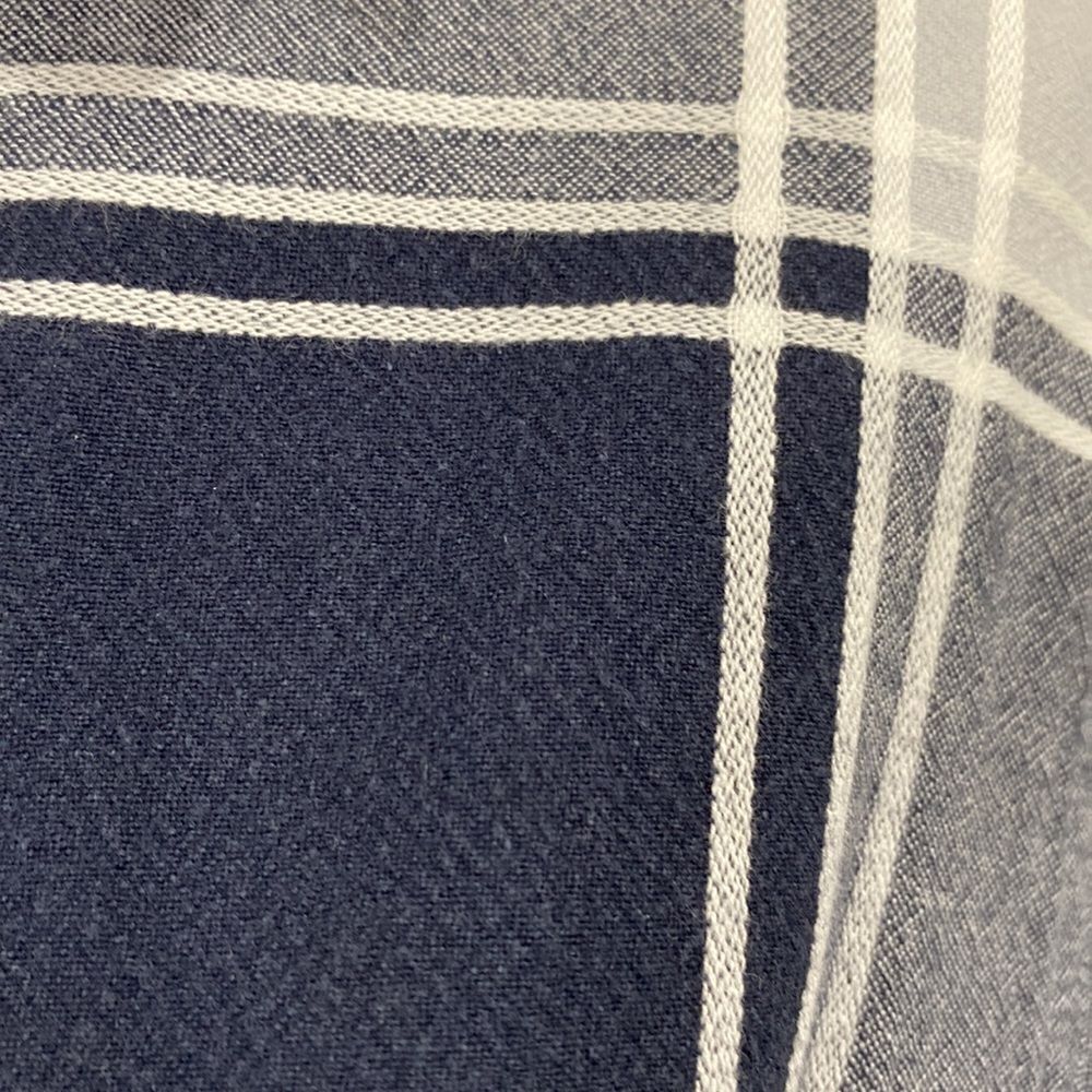NWOT Victoria Jones Denim and Plaid Shirt Jacket - Picture 3 of 8